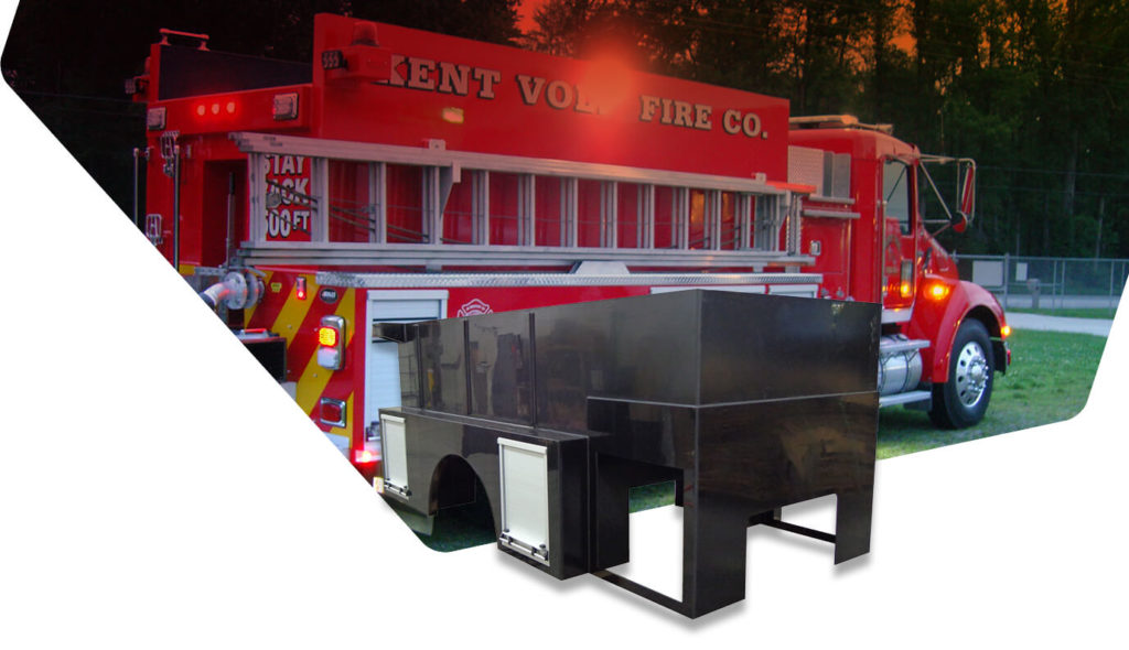 Integrated Tank and Poly Fire Truck Body | United Plastic Fabricating